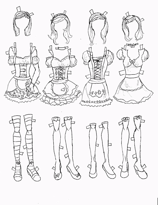 Papusi Din Hartie Halloween 2 Planse De Colorat Ro